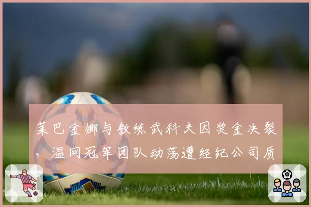 莱巴金娜与教练武科夫因奖金决裂，温网冠军团队动荡遭经纪公司质疑