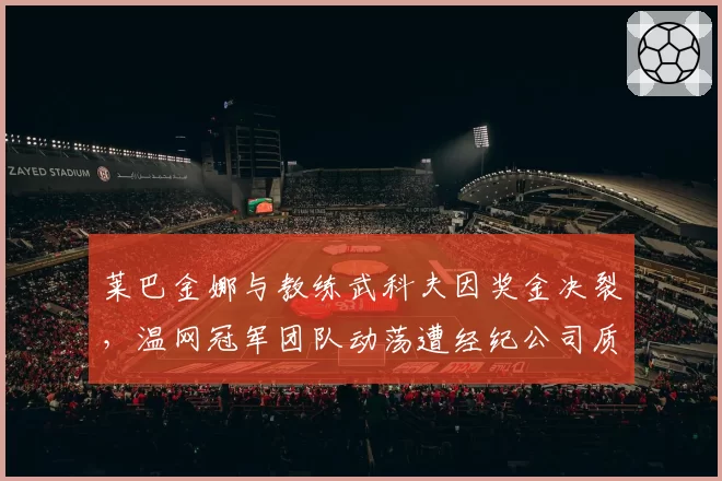 莱巴金娜与教练武科夫因奖金决裂，温网冠军团队动荡遭经纪公司质疑